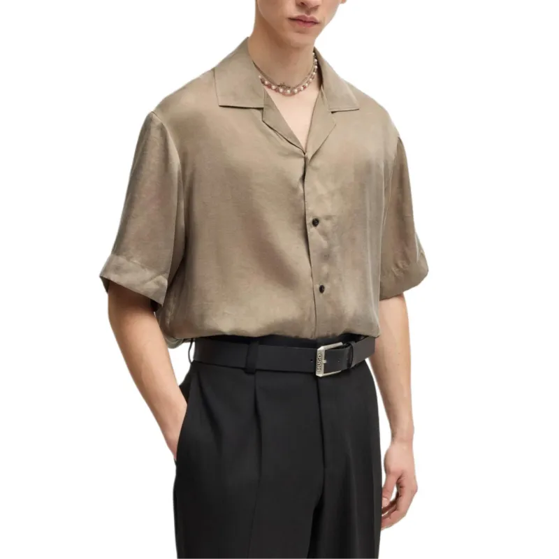 HUGO BOSS Shirts Men Brown-1