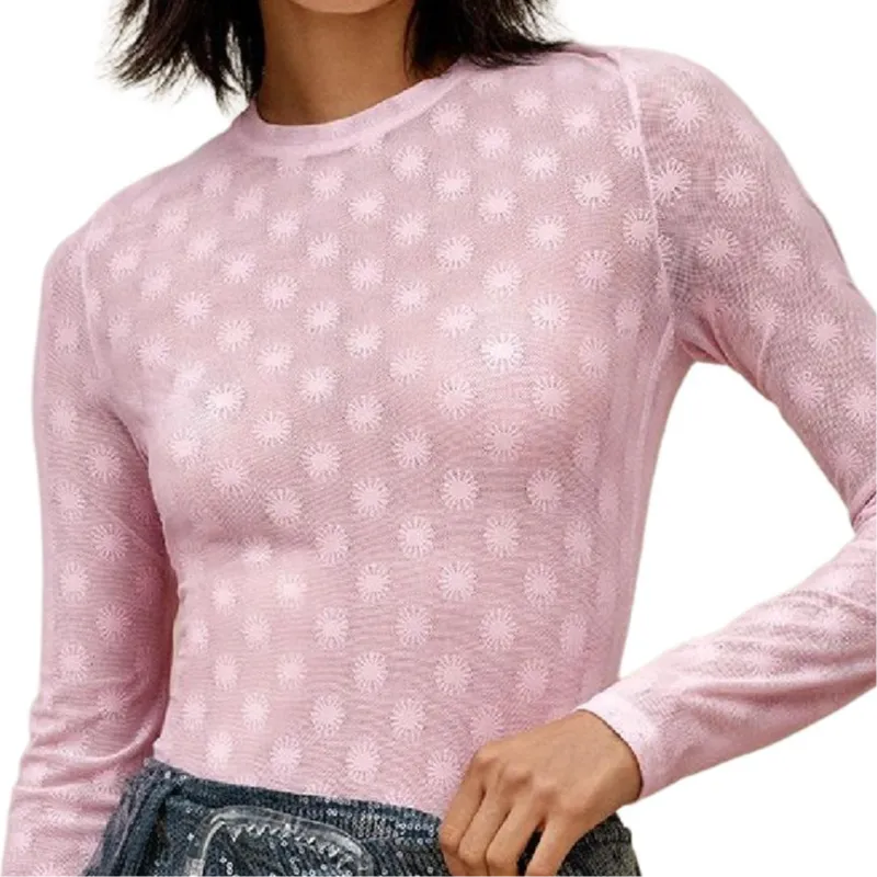 UGG SS25 Shirt Women's Gray Purple-2