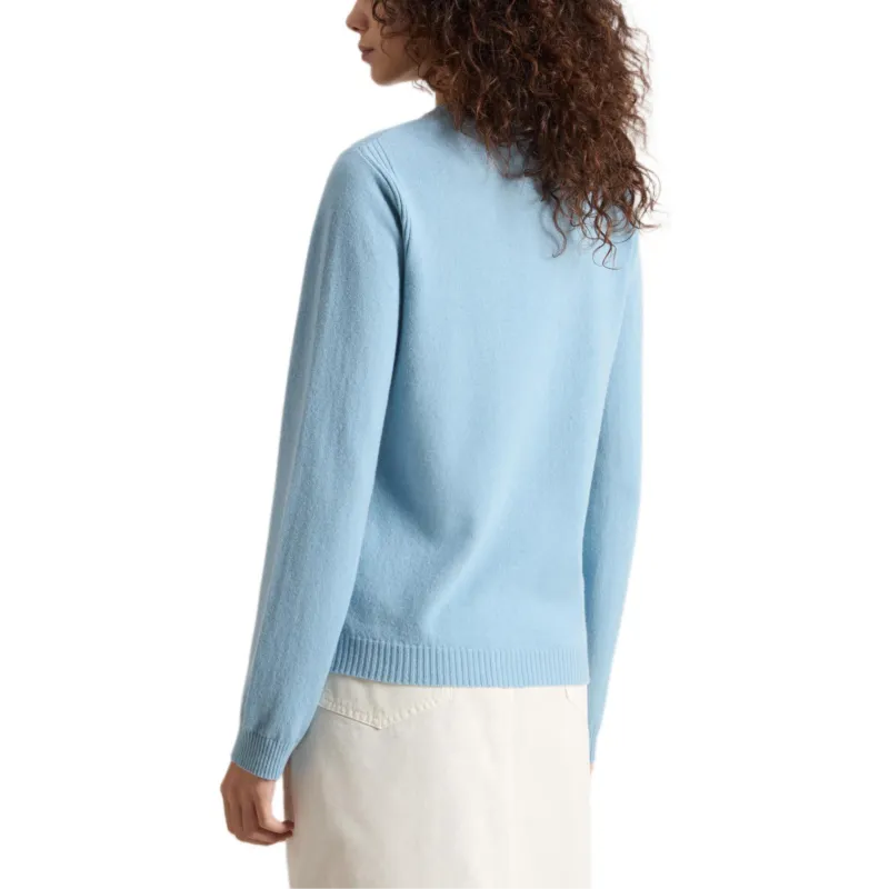 WOOLRICH SS25 Cashmere Sweater Women's Blue-4