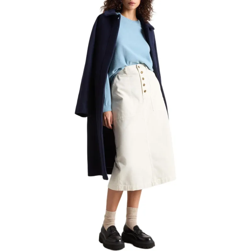 WOOLRICH SS25 Cashmere Sweater Women's Blue-3