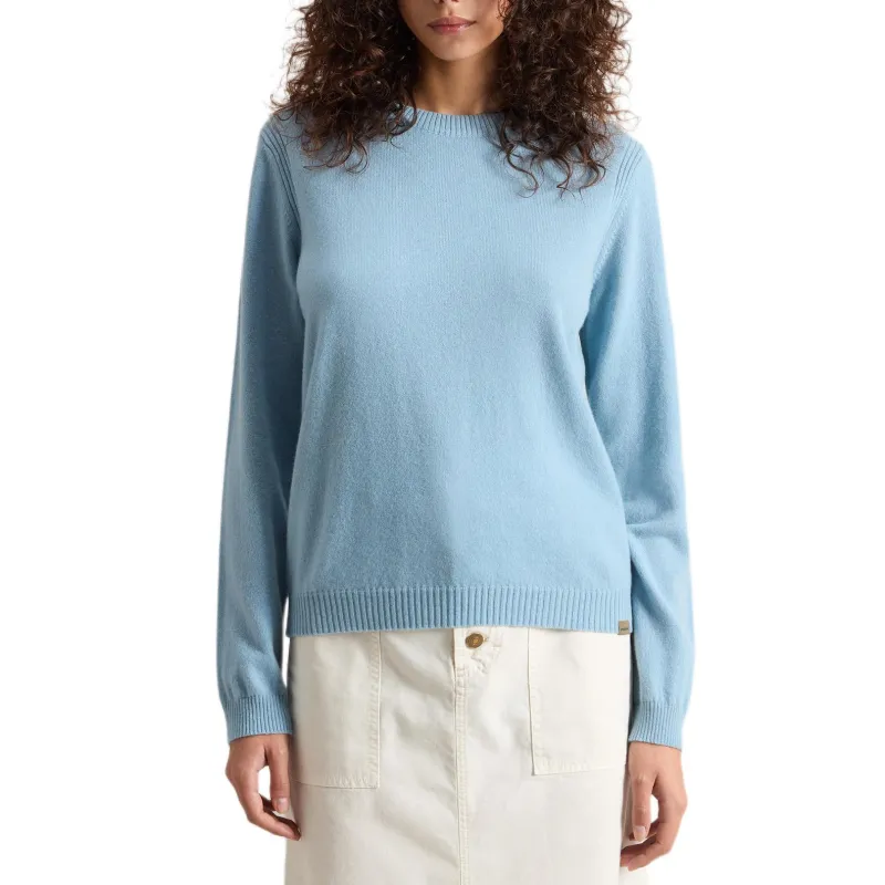 WOOLRICH SS25 Cashmere Sweater Women's Blue-1