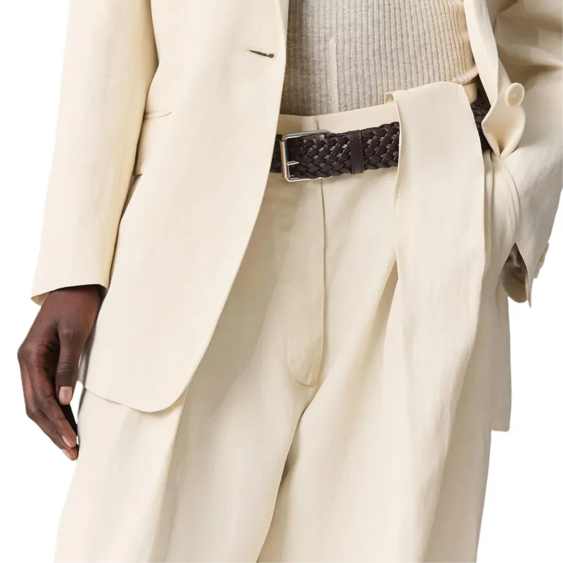 Stella McCartney SS25 Spring Summer Collection Casual Pants Women's White-5