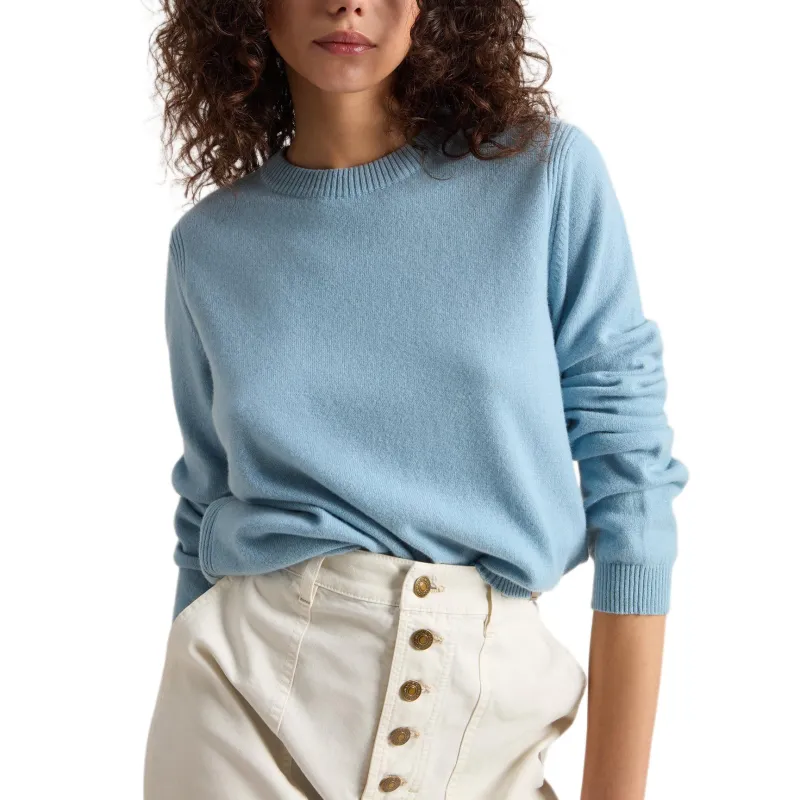 WOOLRICH SS25 Cashmere Sweater Women's Blue-2