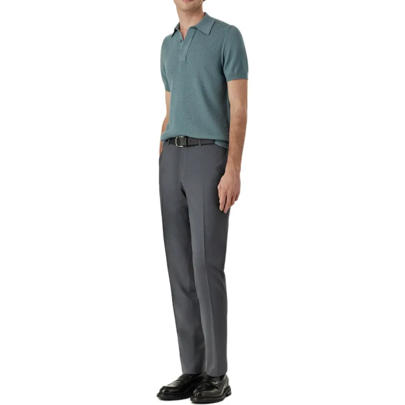 Canali Suit Trousers Men Gray-2