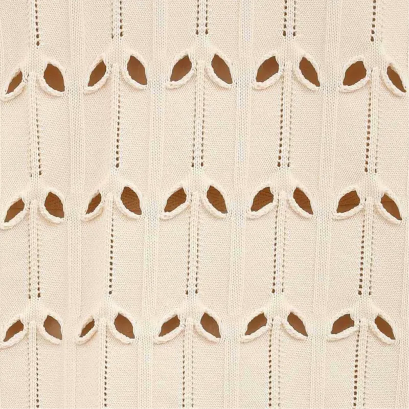 Zimmermann SS25 Summer Swimsuit Collection Polo Shirt Women's Cream-5