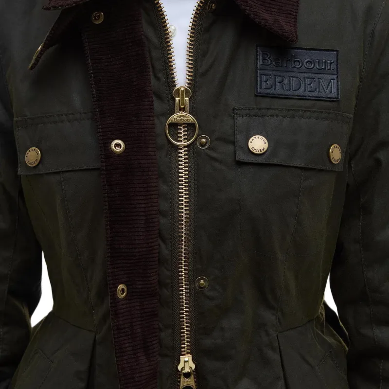 BARBOUR x Erdem Jackets & Coats Women's Green-9