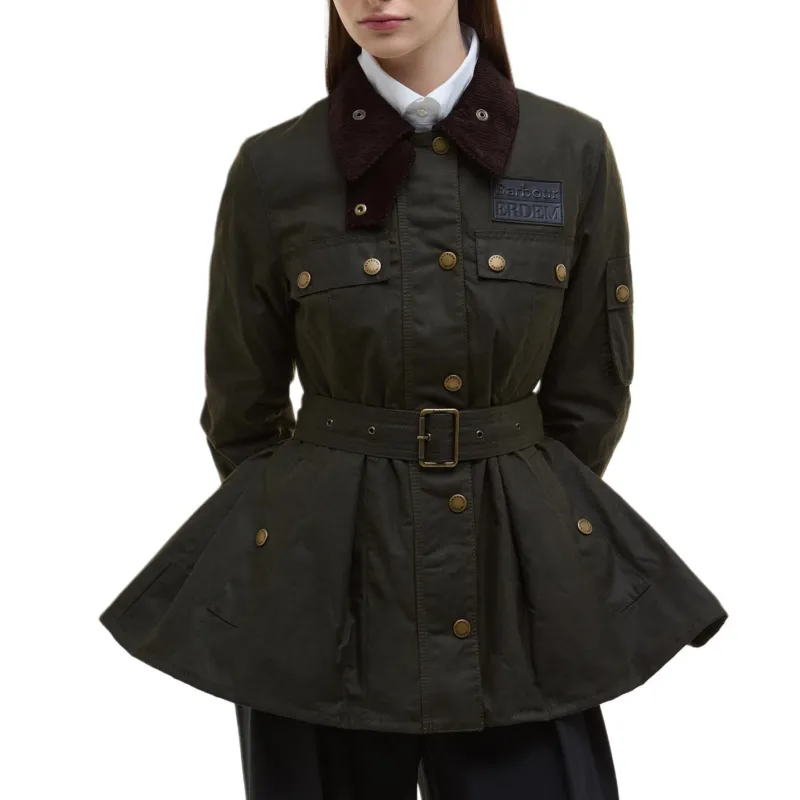 BARBOUR x Erdem Jackets & Coats Women's Green-3