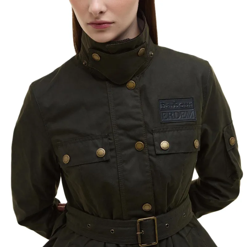 BARBOUR x Erdem Jackets & Coats Women's Green-10
