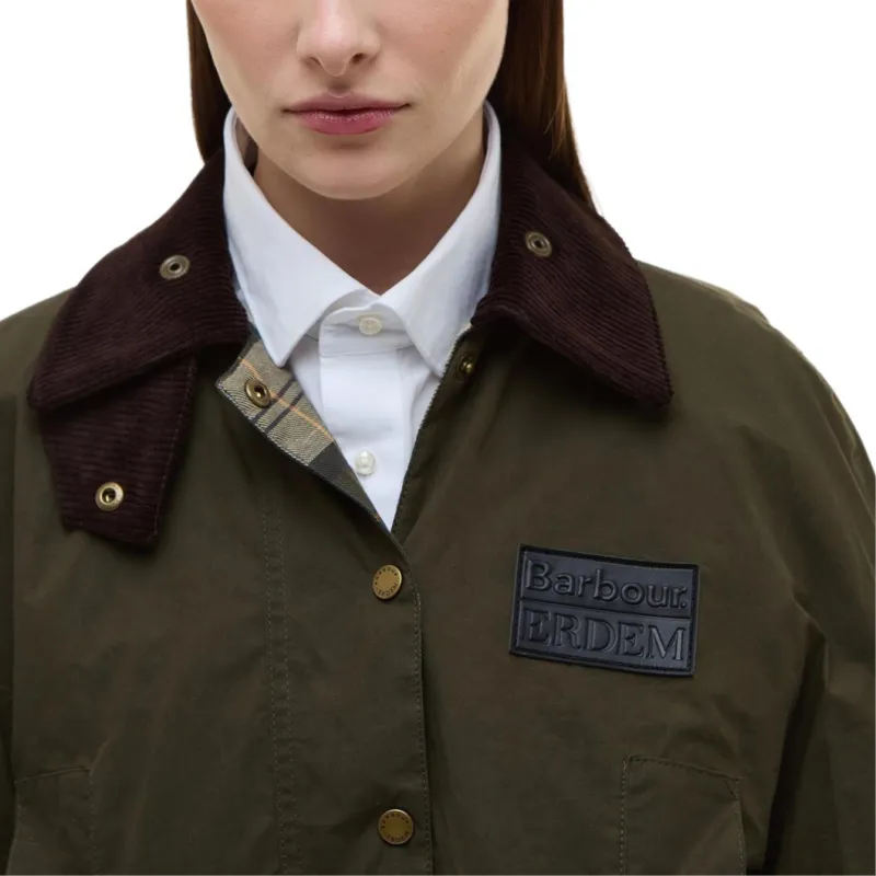 BARBOUR x Erdem Jackets & Coats Women's Green-7