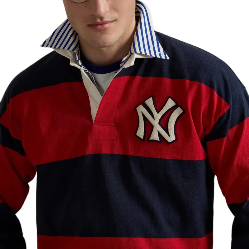 Polo Ralph Lauren Polo Shirt Unisex Red Black-6