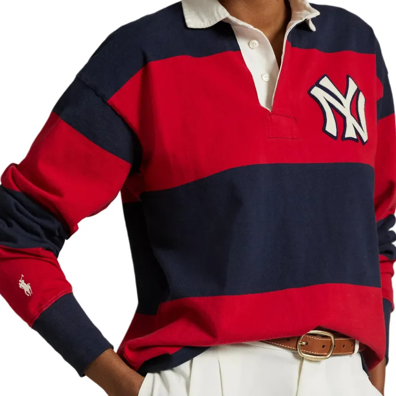 Polo Ralph Lauren Polo Shirt Unisex Red Black-7