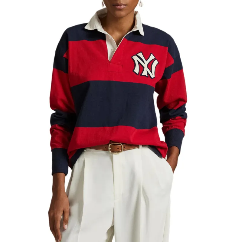 Polo Ralph Lauren Polo Shirt Unisex Red Black-2