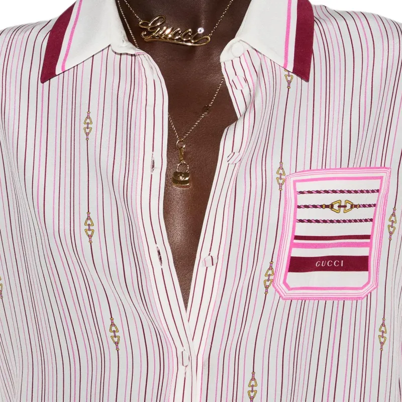 GUCCI Shirts Women's Red-5