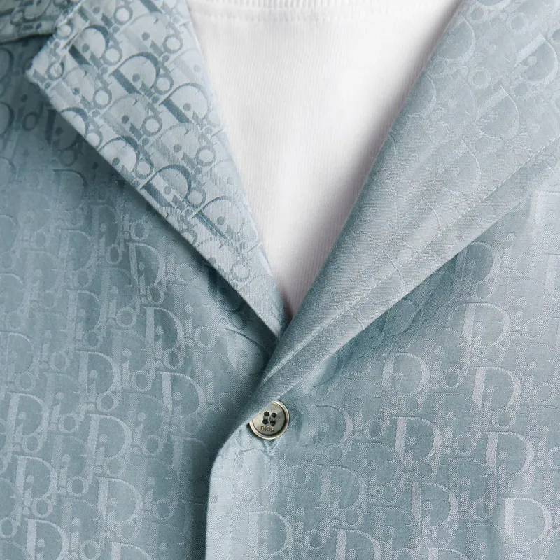 DIOR FW25 Shirt Men's Light Blue-5