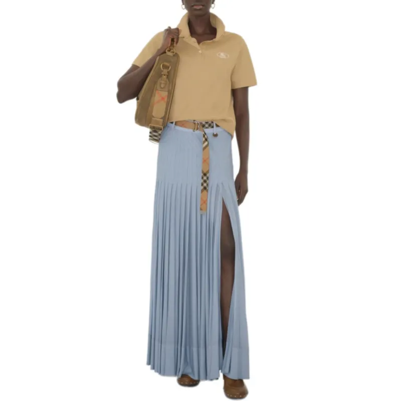 Burberry SS25 Polo Shirt Women's Khaki-1