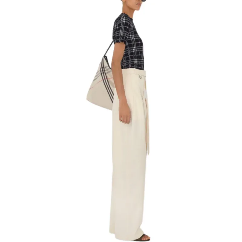 Burberry SS25 Casual Pants Women's White-3