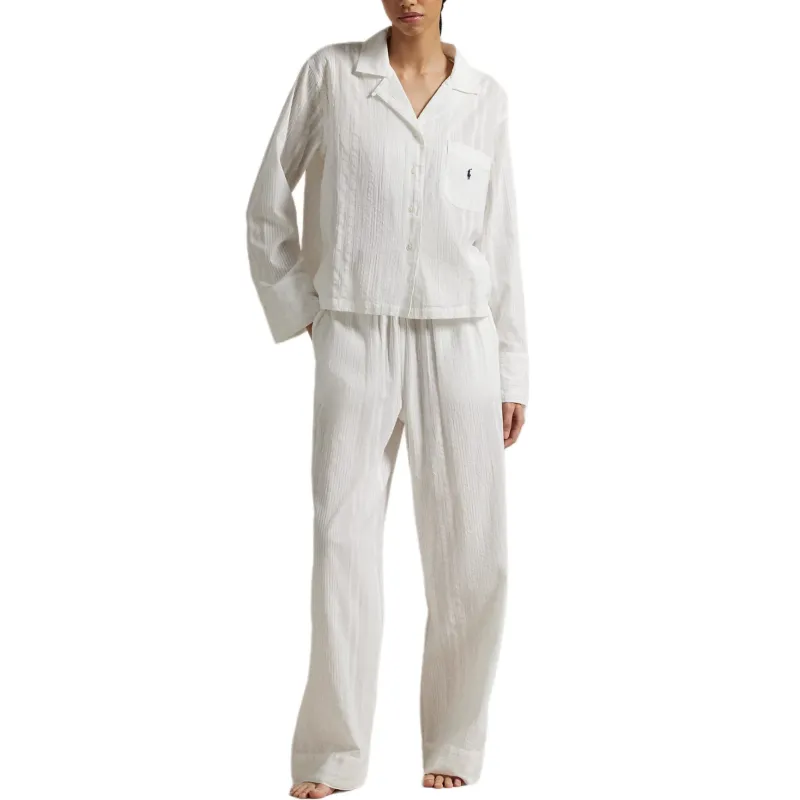 Polo Ralph Lauren Pajama Set Women's White-1