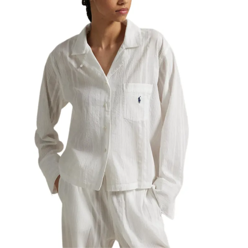 Polo Ralph Lauren Pajama Set Women's White-3