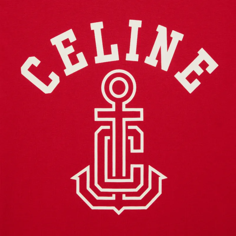 CELINE Regular T Shirt Women's Red-3