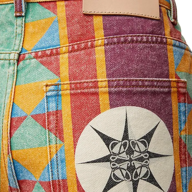 LOEWE Paula's Ibiza SS25 Jeans Women's Multicolor-4