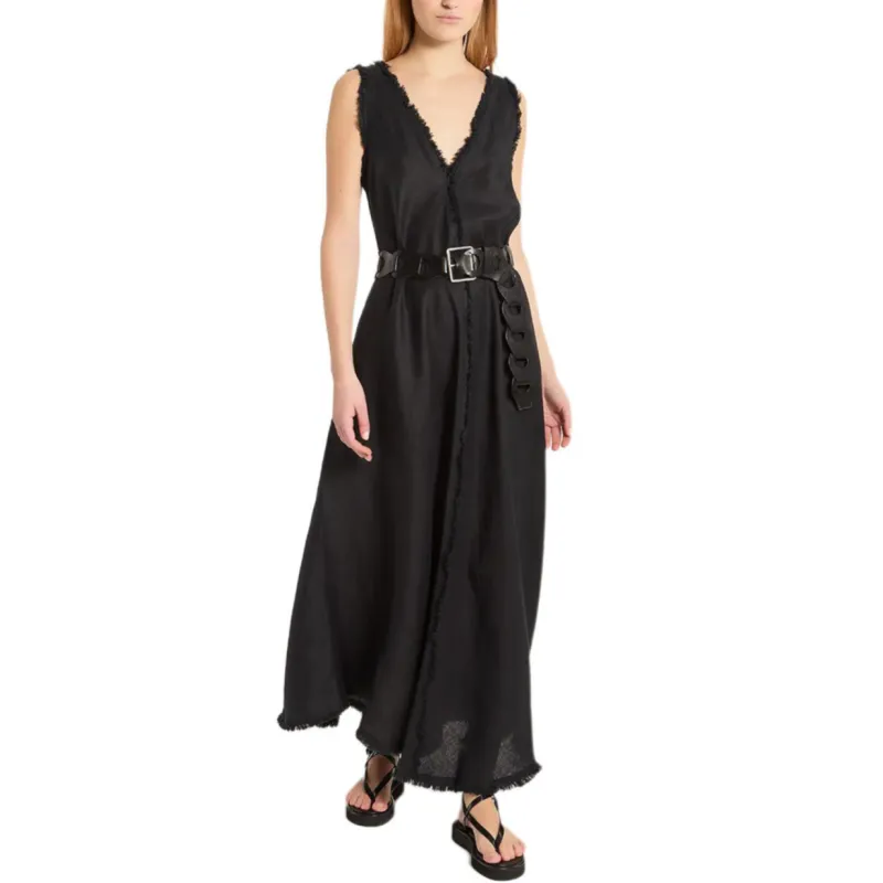 PAROSH Sleeveless Dress Women's Black-2