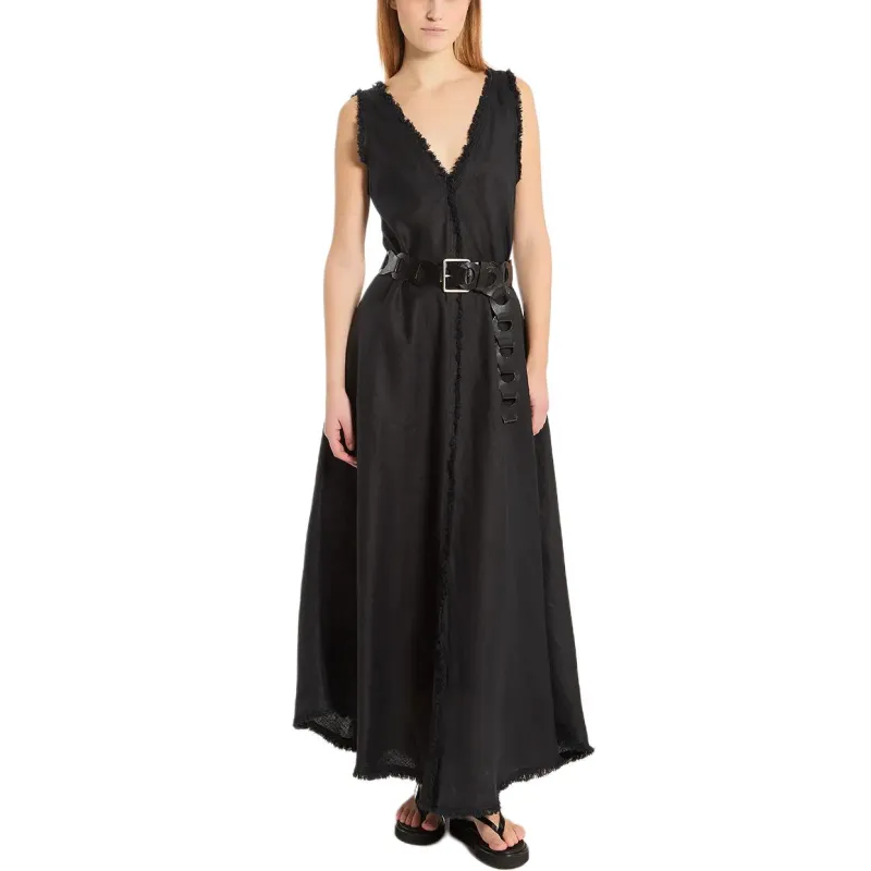 PAROSH Sleeveless Dress Women's Black-1