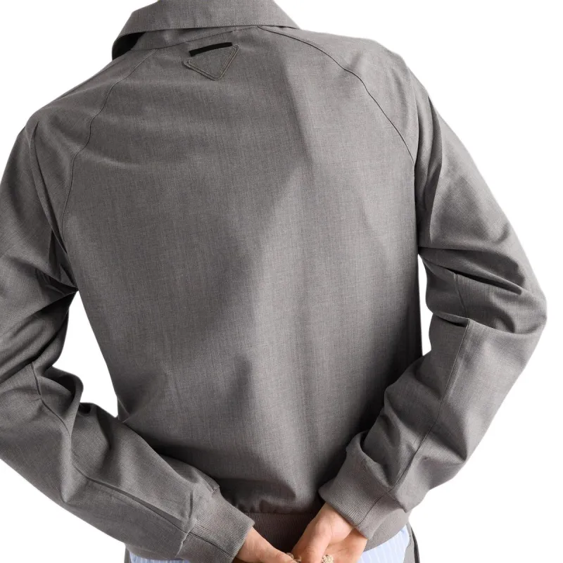 PRADA Jackets & Coats Men's Gray-4