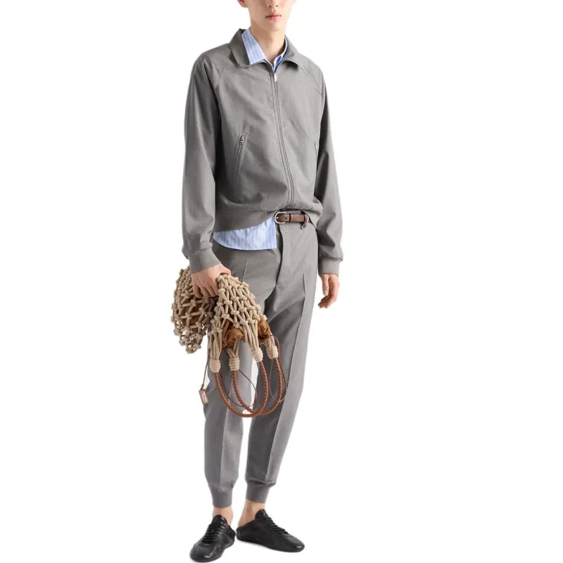 PRADA Jackets & Coats Men's Gray-1