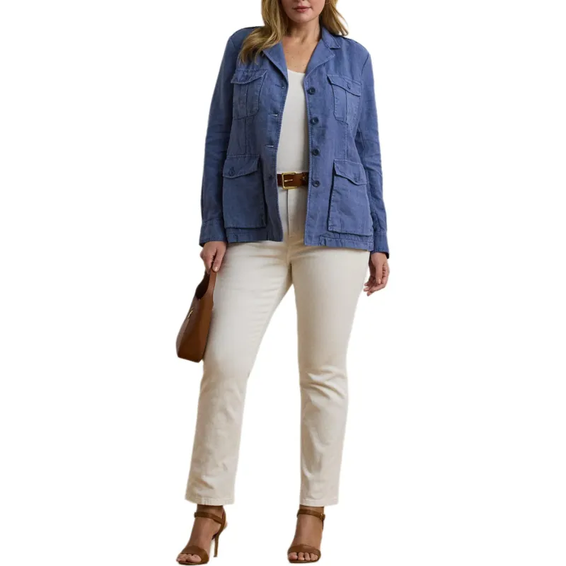 LAUREN RALPH LAUREN Business Suit Coat Women's Blue-1