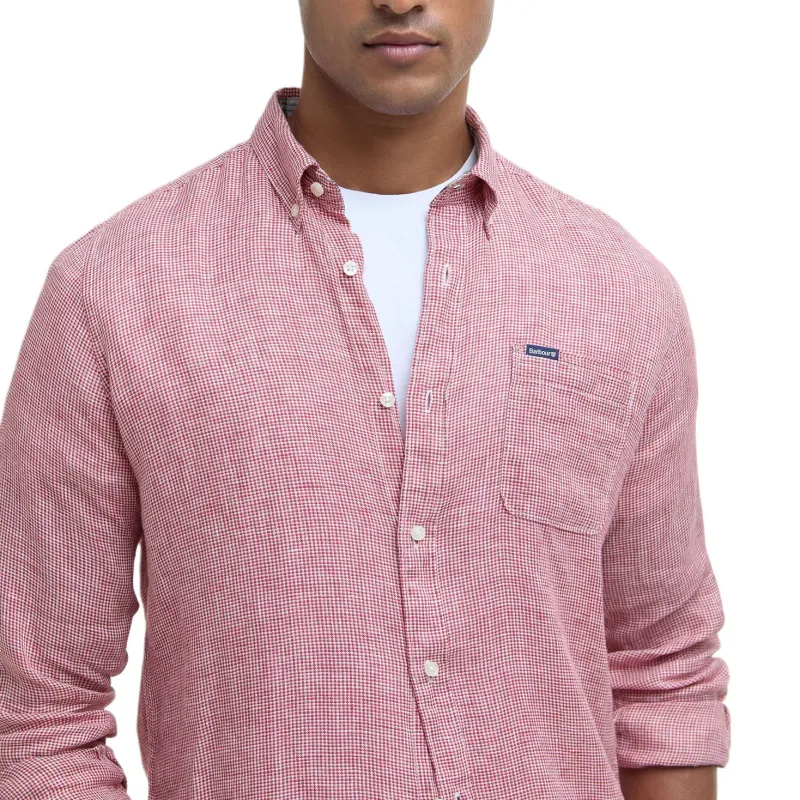BARBOUR Shirts Men Pink-4