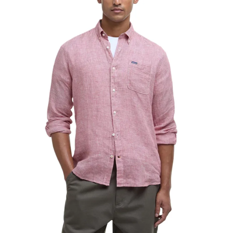 BARBOUR Shirts Men Pink-2
