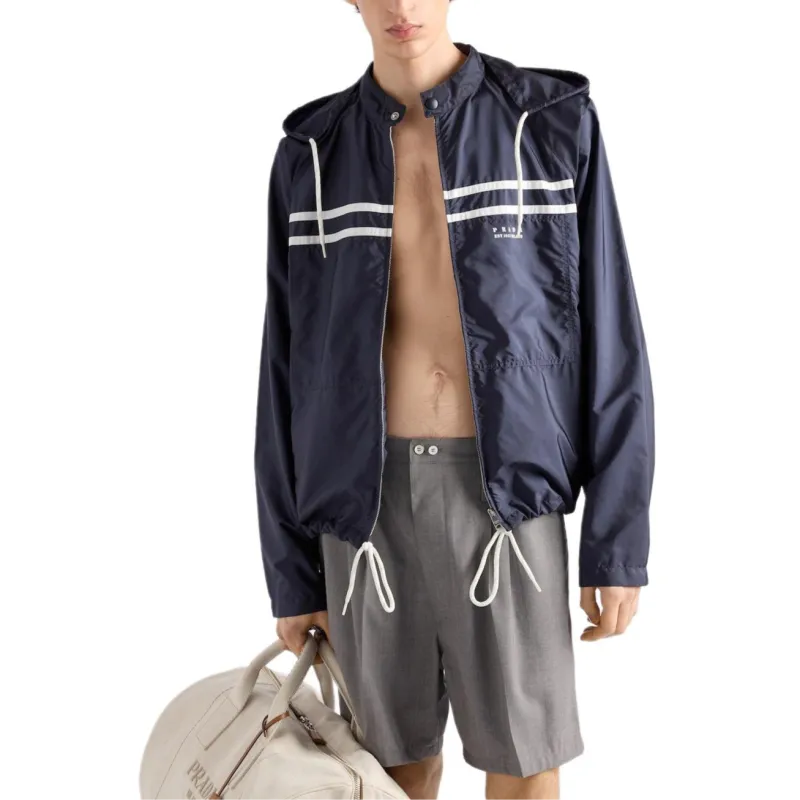 PRADA Jackets & Coats Men's Blue White-1