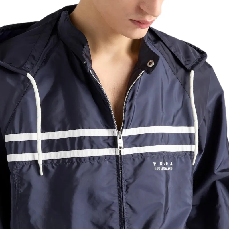 PRADA Jackets & Coats Men's Blue White-4