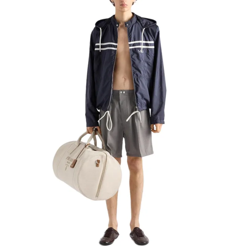 PRADA Jackets & Coats Men's Blue White-2
