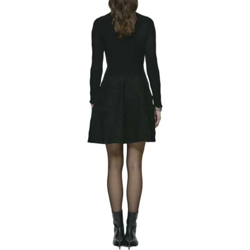 Antonino Valenti Long Sleeved Dress Women's Black-1