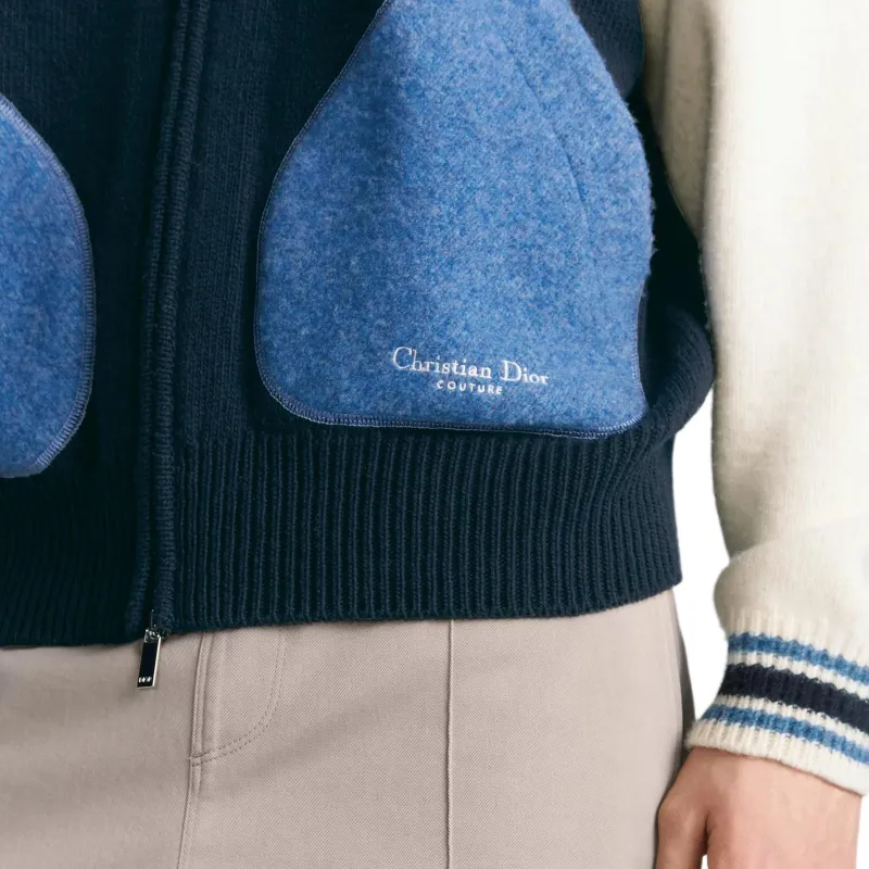 DIOR FW25 Sweater Men's Blue White-5
