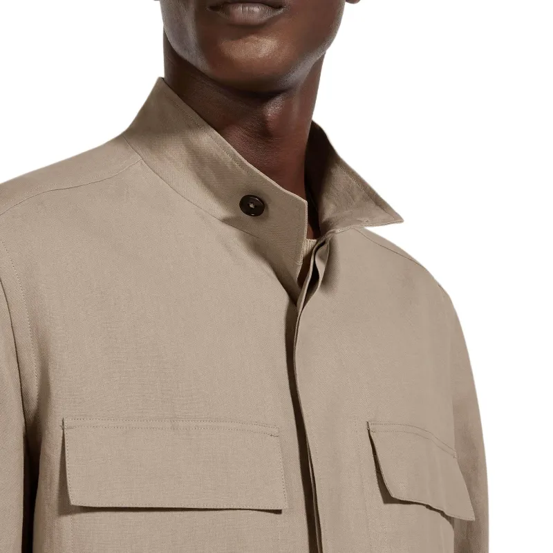 Ermenegildo Zegna Oasi Lino Overshirt-4