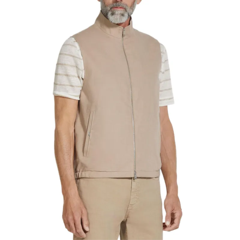 Ermenegildo Zegna Oasi Lino Gilet-1