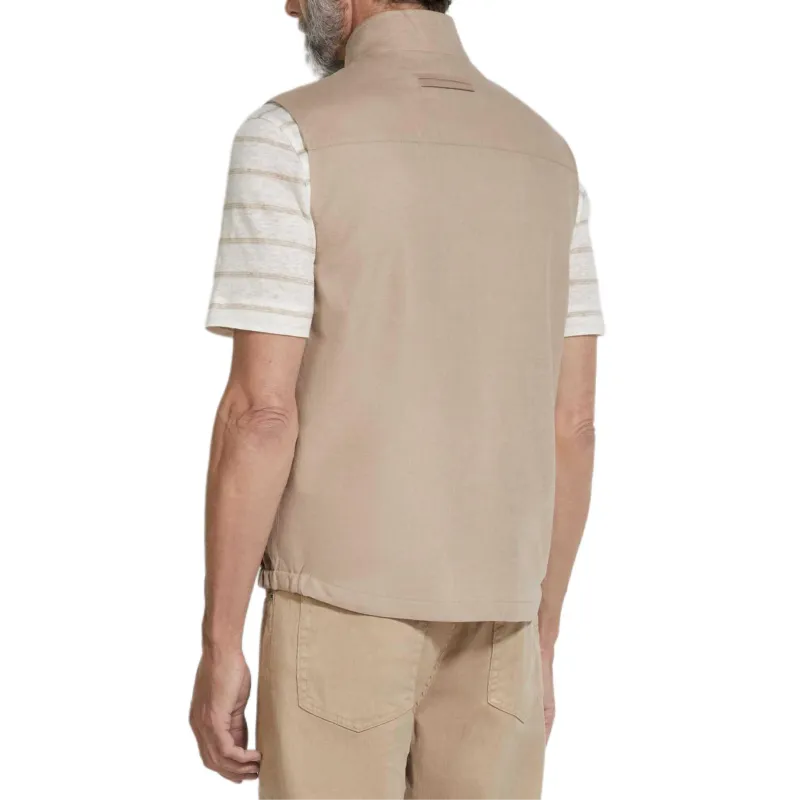 Ermenegildo Zegna Oasi Lino Gilet-3