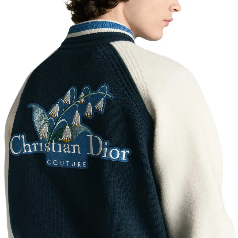 DIOR FW25 Sweater Men's Blue White-4
