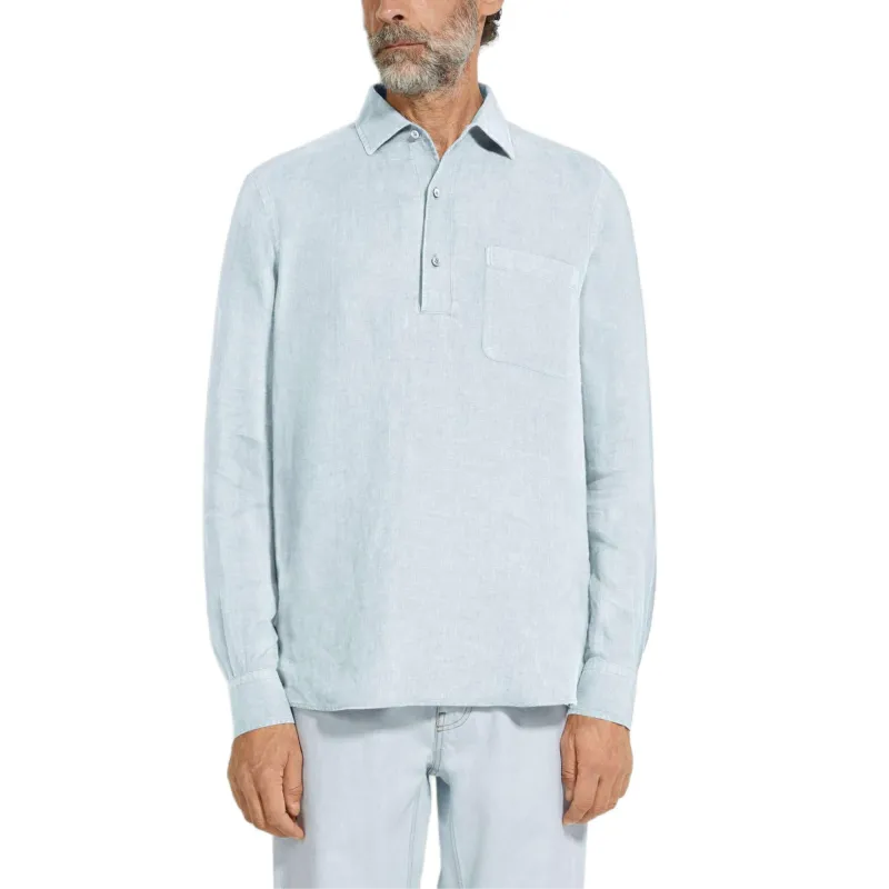 Ermenegildo Zegna Oasi Lino Shirt-1