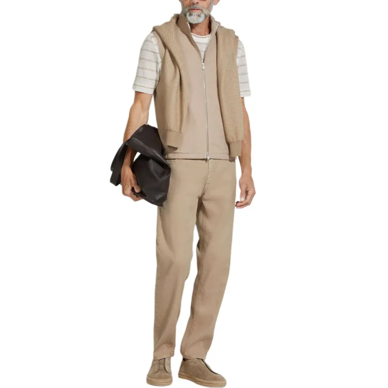 Ermenegildo Zegna Oasi Lino Gilet-2