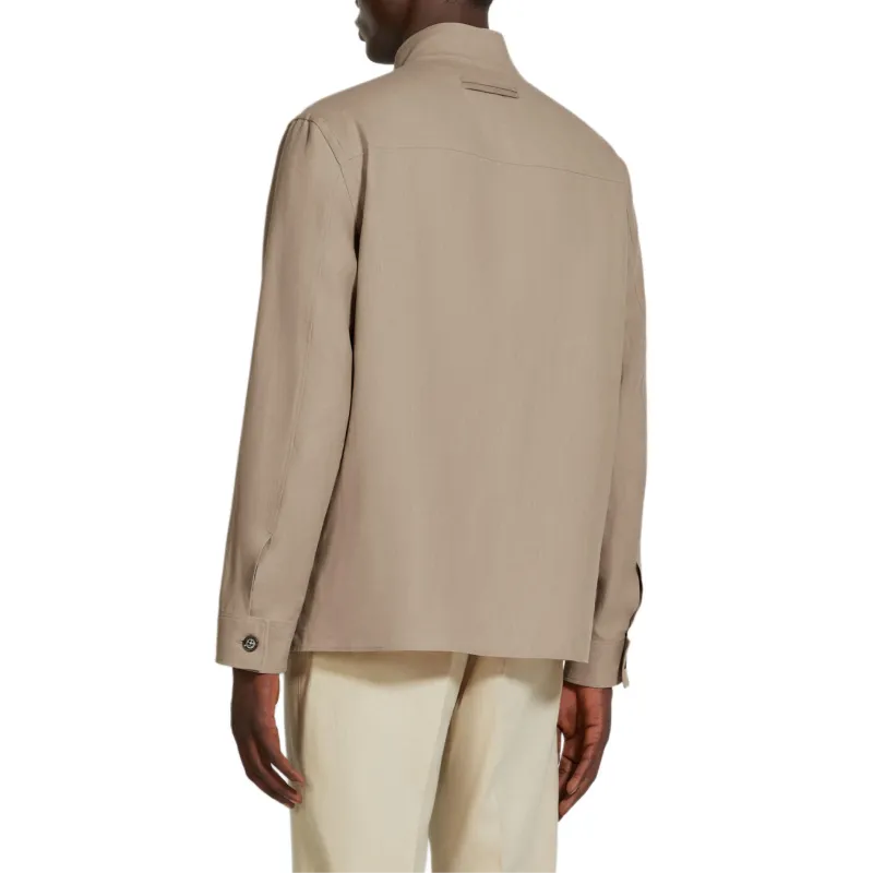 Ermenegildo Zegna Oasi Lino Overshirt-2