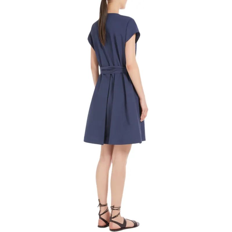 WEEKEND MaxMara Sleeveless Dress Women's Marine Blue-3