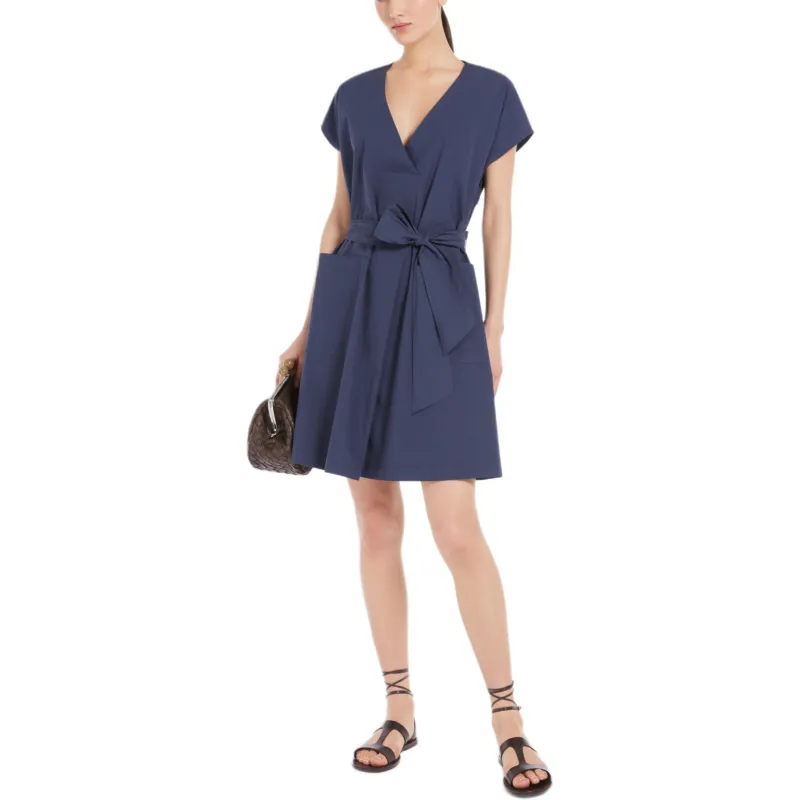 WEEKEND MaxMara Sleeveless Dress Women's Marine Blue-2