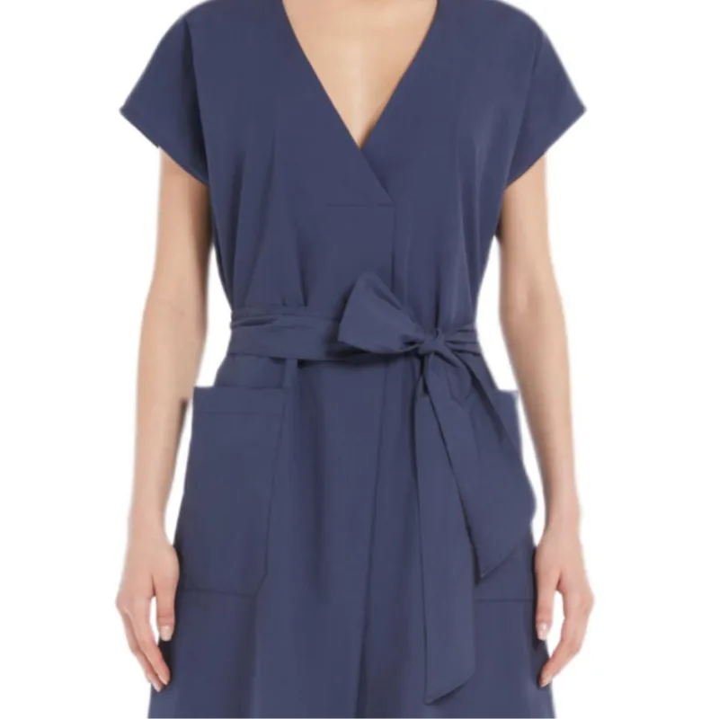 WEEKEND MaxMara Sleeveless Dress Women's Marine Blue-4