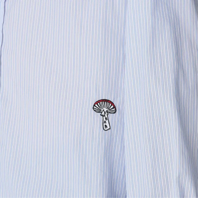 Bottega Veneta SS25 Shirt Men's Blue White-3