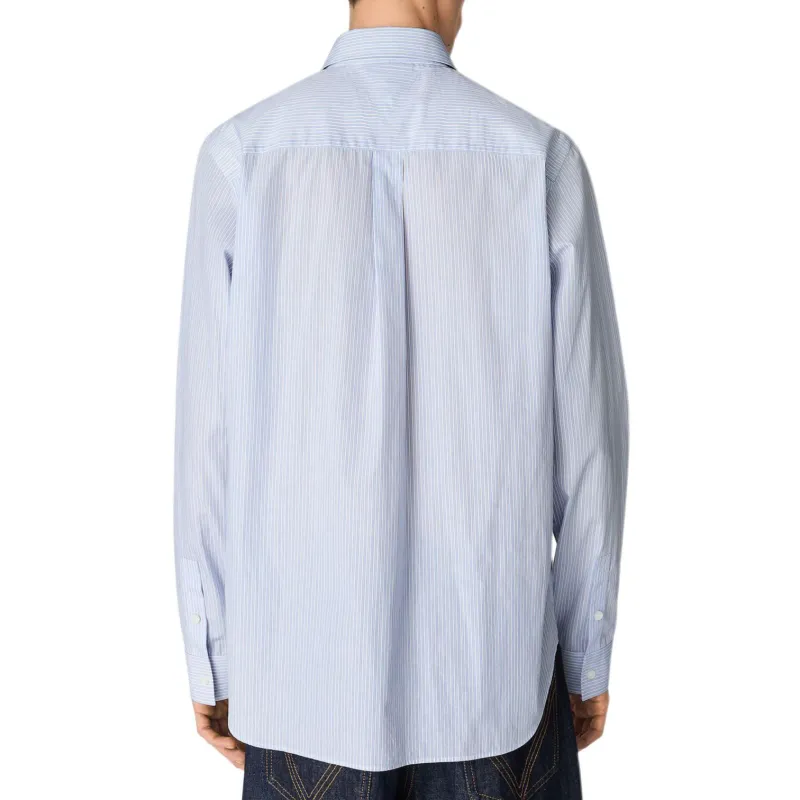 Bottega Veneta SS25 Shirt Men's Blue White-1