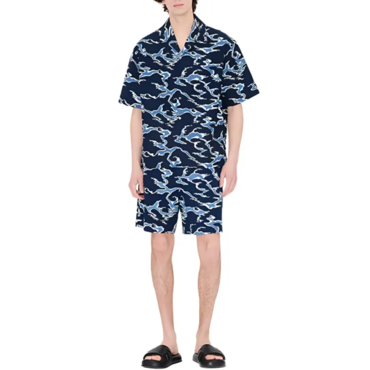 KENZO SS25 Casual Shorts Men's Midnight Blue-2