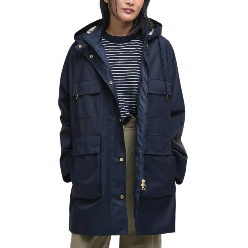 BARBOUR Jackets & Coats Women's Dark Marine Blue-3